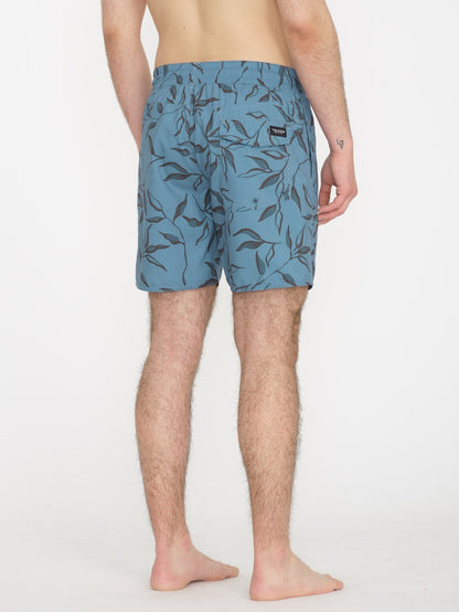 Boardshort Lido Print Trunk 17" - STONE BLUE