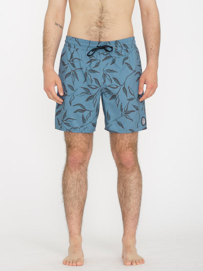 Boardshort Lido Print Trunk 17" - STONE BLUE