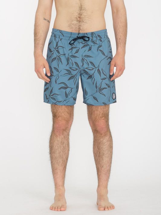 Lido Print Trunk 17" Boardshorts - STEINBLAU