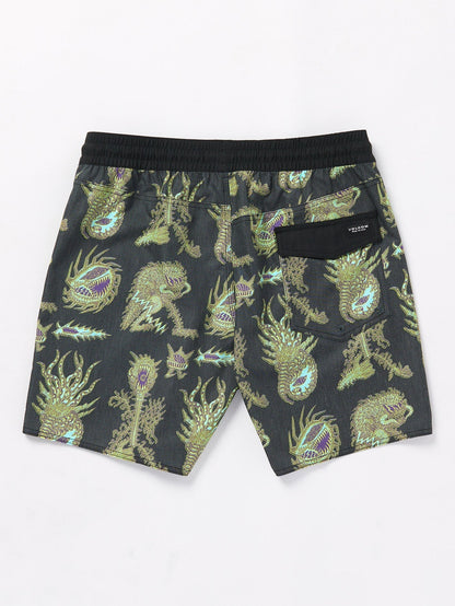 Tetsunori Trunk 17" Boardshorts - BLACK