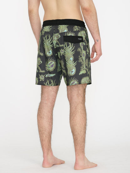 Tetsunori Trunk 17" Boardshorts - BLACK