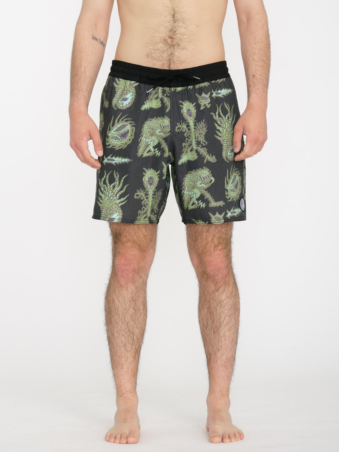 Tetsunori Trunk 17" Boardshorts - BLACK