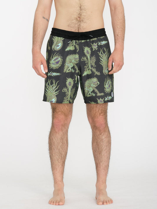 Boardshort Tetsunori Trunk 17" - BLACK