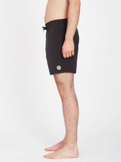 Boardshort Lido Solid Trunk - BLACK
