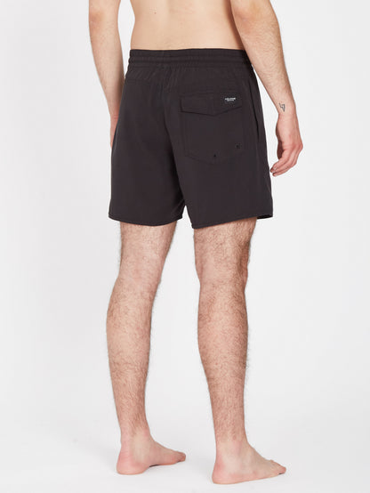 Boardshort Lido Solid Trunk - BLACK