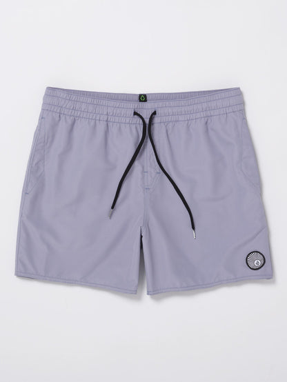 Lido Solid Trunk Boardshorts - VIOLET DUST