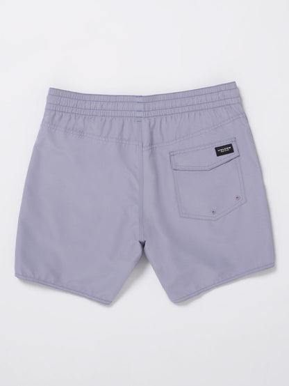 Lido Solid Trunk Boardshorts - VIOLET DUST