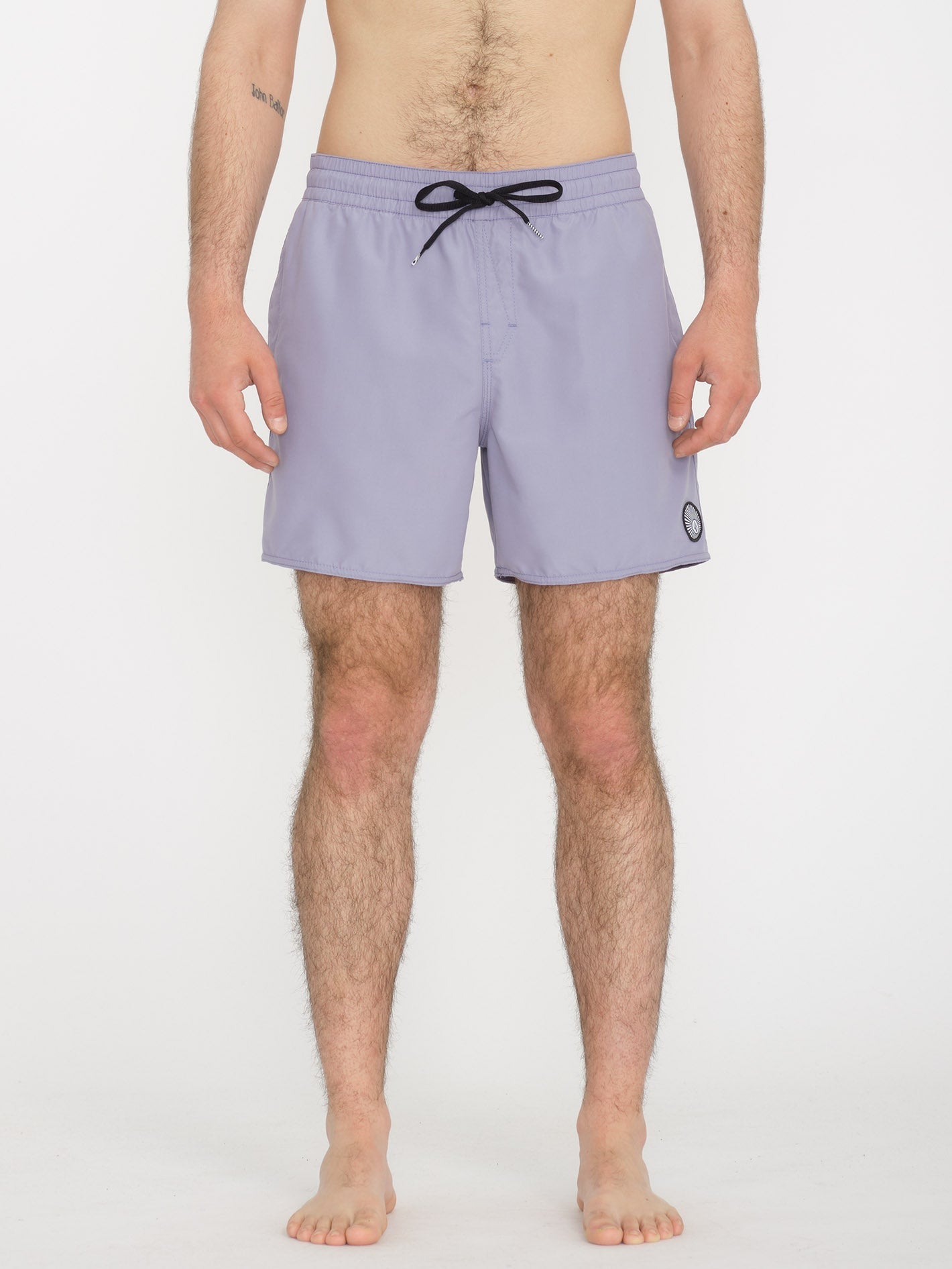 Lido Solid Trunk Boardshorts - VIOLET DUST