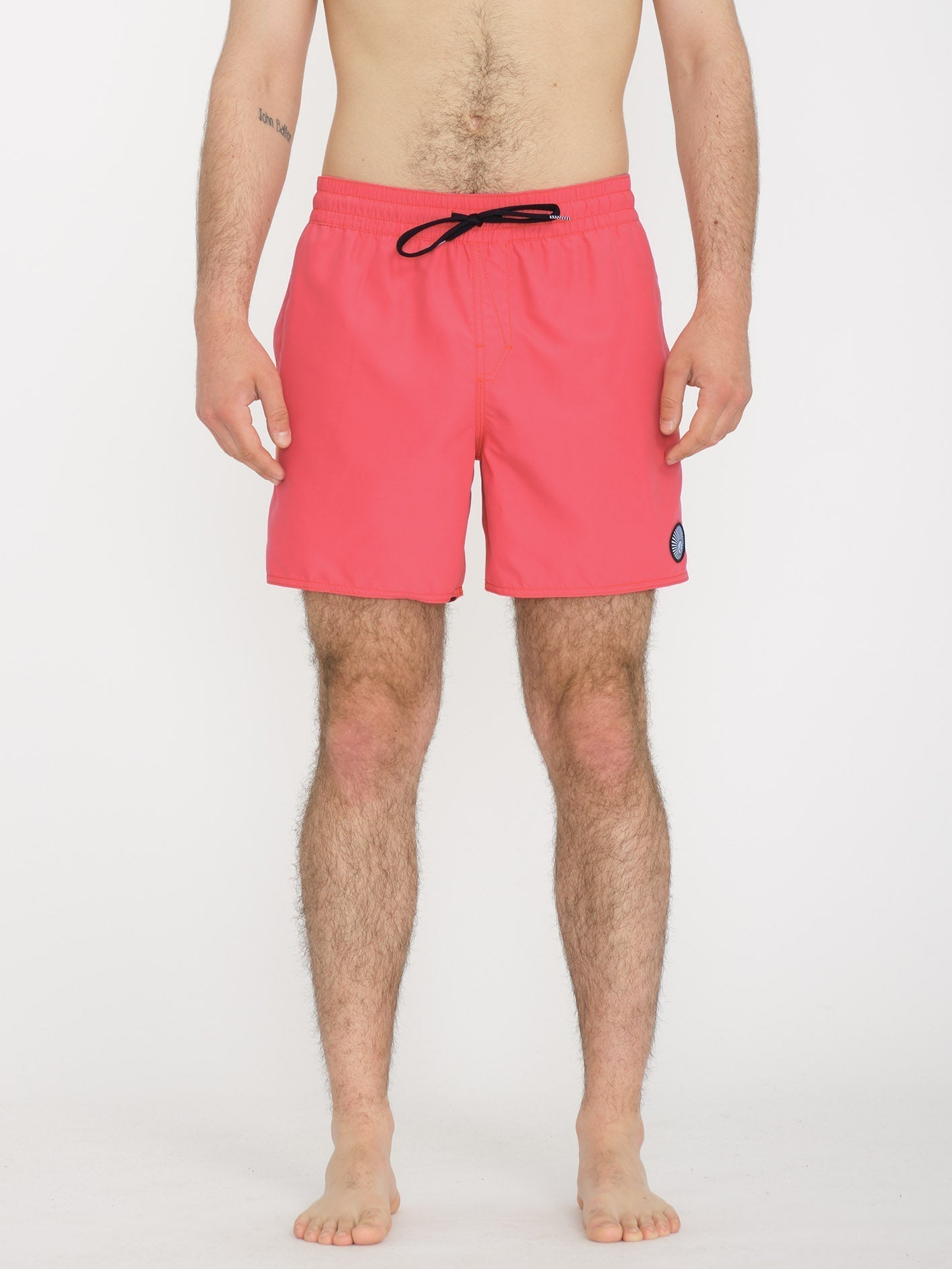 Boardshort Lido Solid Trunk - WASHED RUBY
