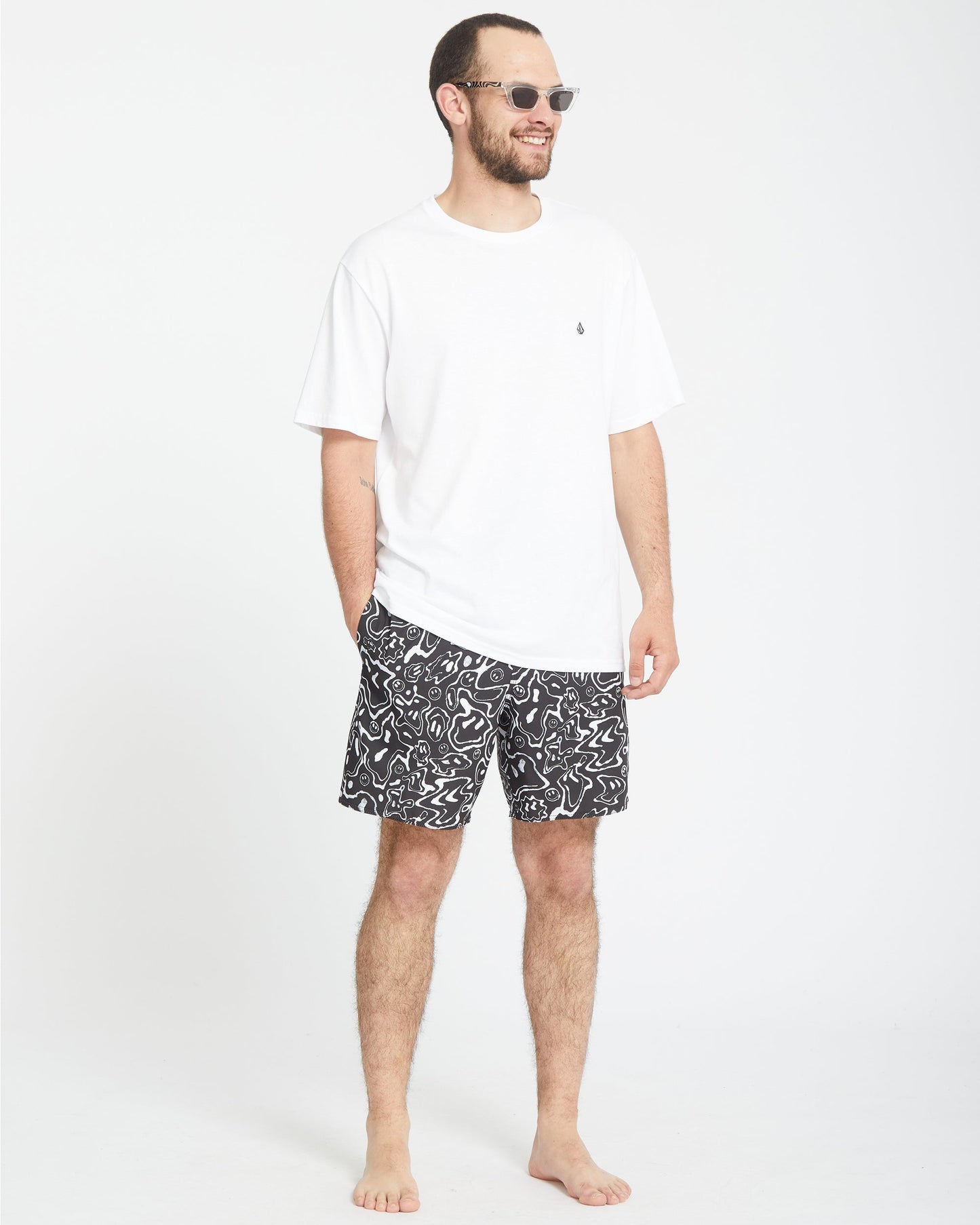 Filip Rygalski Smile Trunk 17" Boardshorts - BLACK