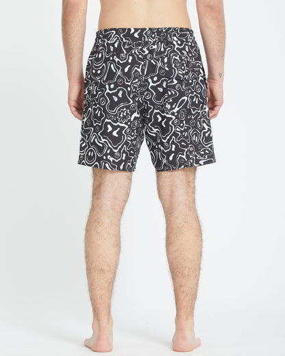 Filip Rygalski Smile Trunk 17" Boardshorts - BLACK