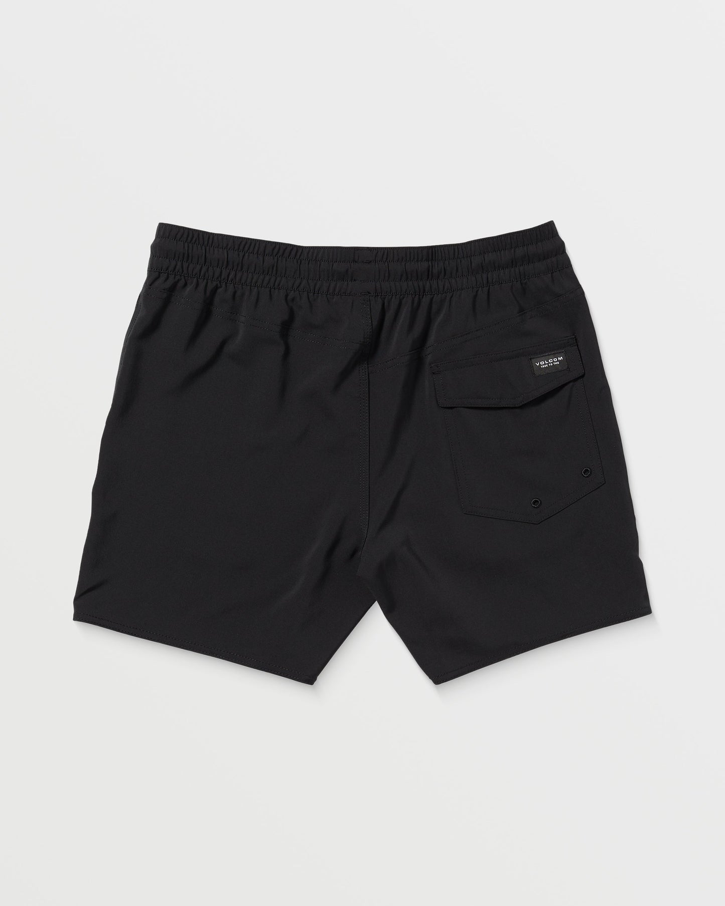 Boardshort Lido Solid Trunk 16" - BLACK