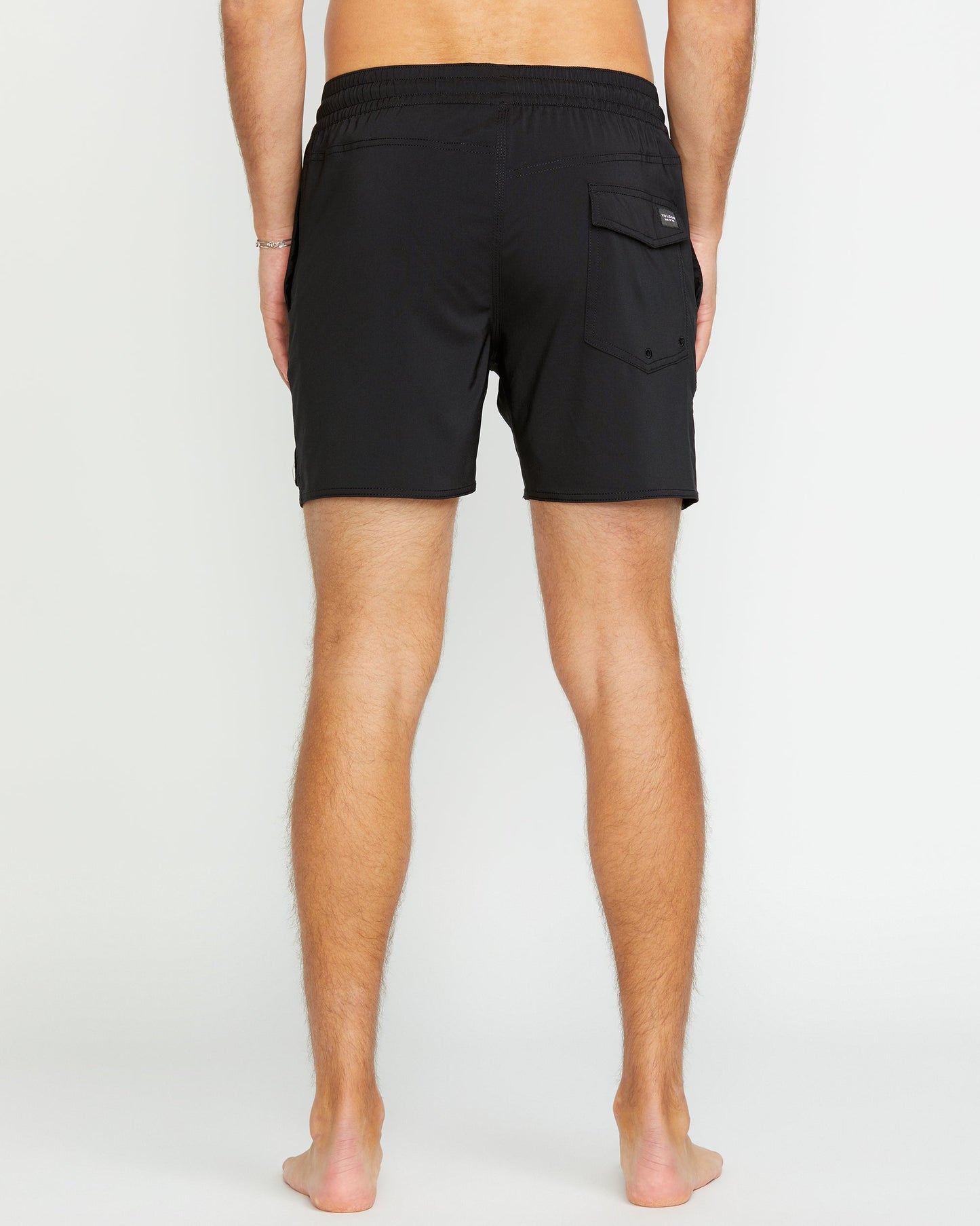 Boardshort Lido Solid Trunk 16" - BLACK