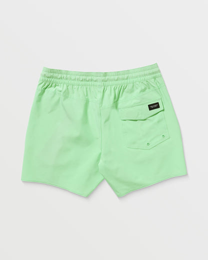 Boardshort Lido Solid Trunk 16" - Jade Cream