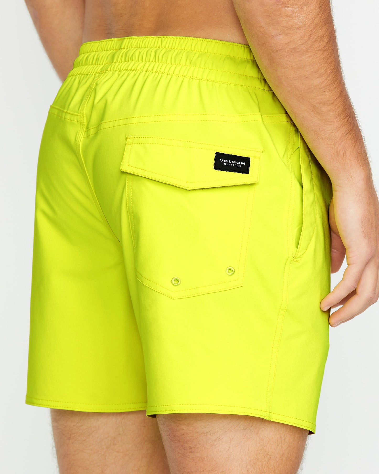 Lido Solid Trunk 16" Boardshort - TENNISBALL