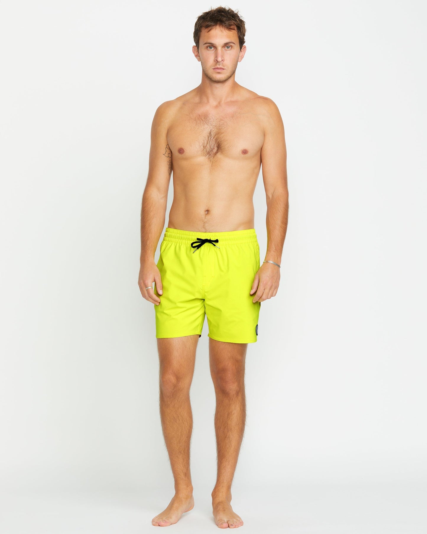 Lido Solid Trunk 16" Boardshort - TENNISBALL