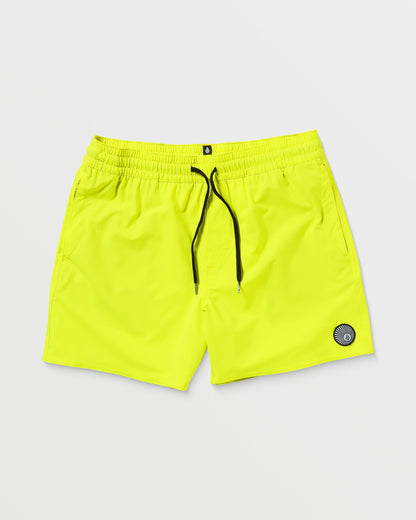 Lido Solid Trunk 16" Boardshort - TENNISBALL