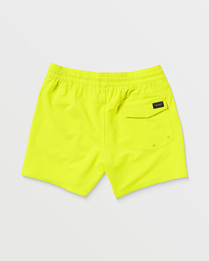 Lido Solid Trunk 16" Boardshort - TENNISBALL