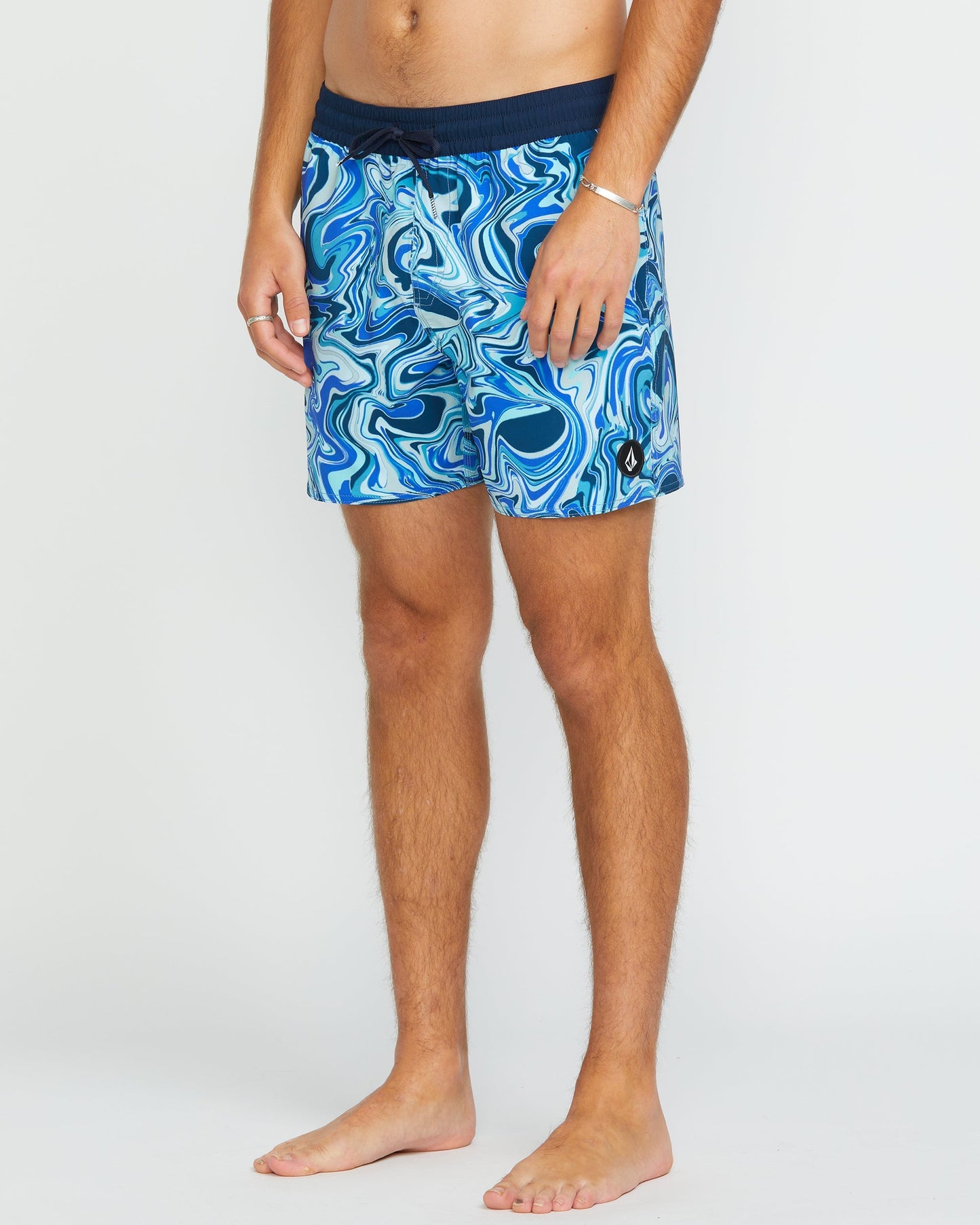 Lido Print Trunk 16" Boardshorts - MARINEBLAU