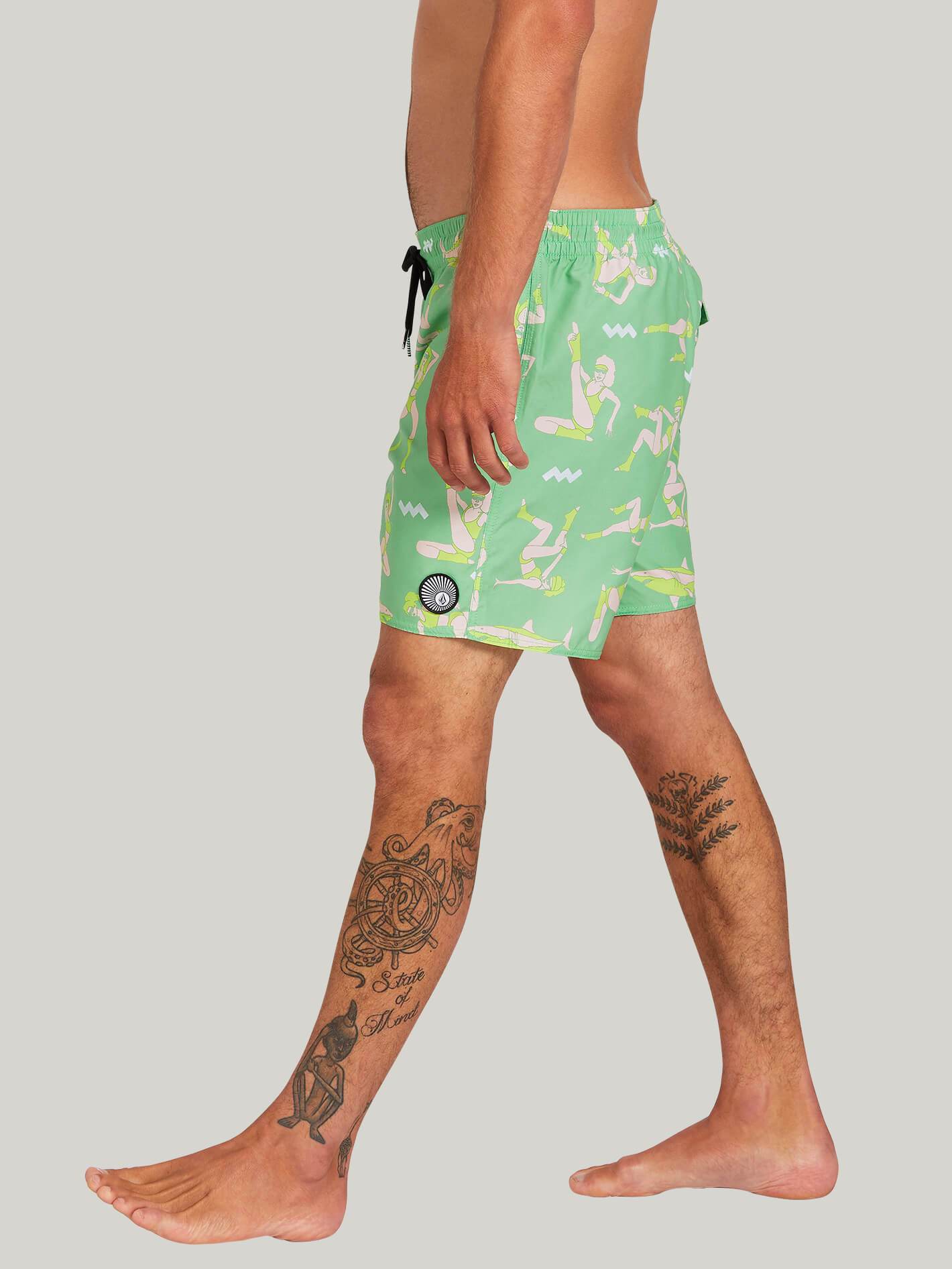 Boardshort Sink or Swim Trunk 17" - JADE
