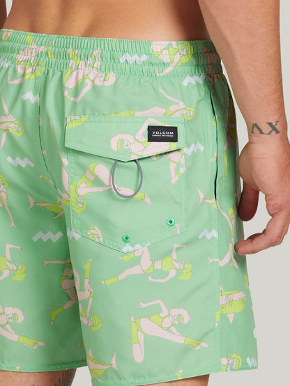 Boardshort Sink or Swim Trunk 17" - JADE
