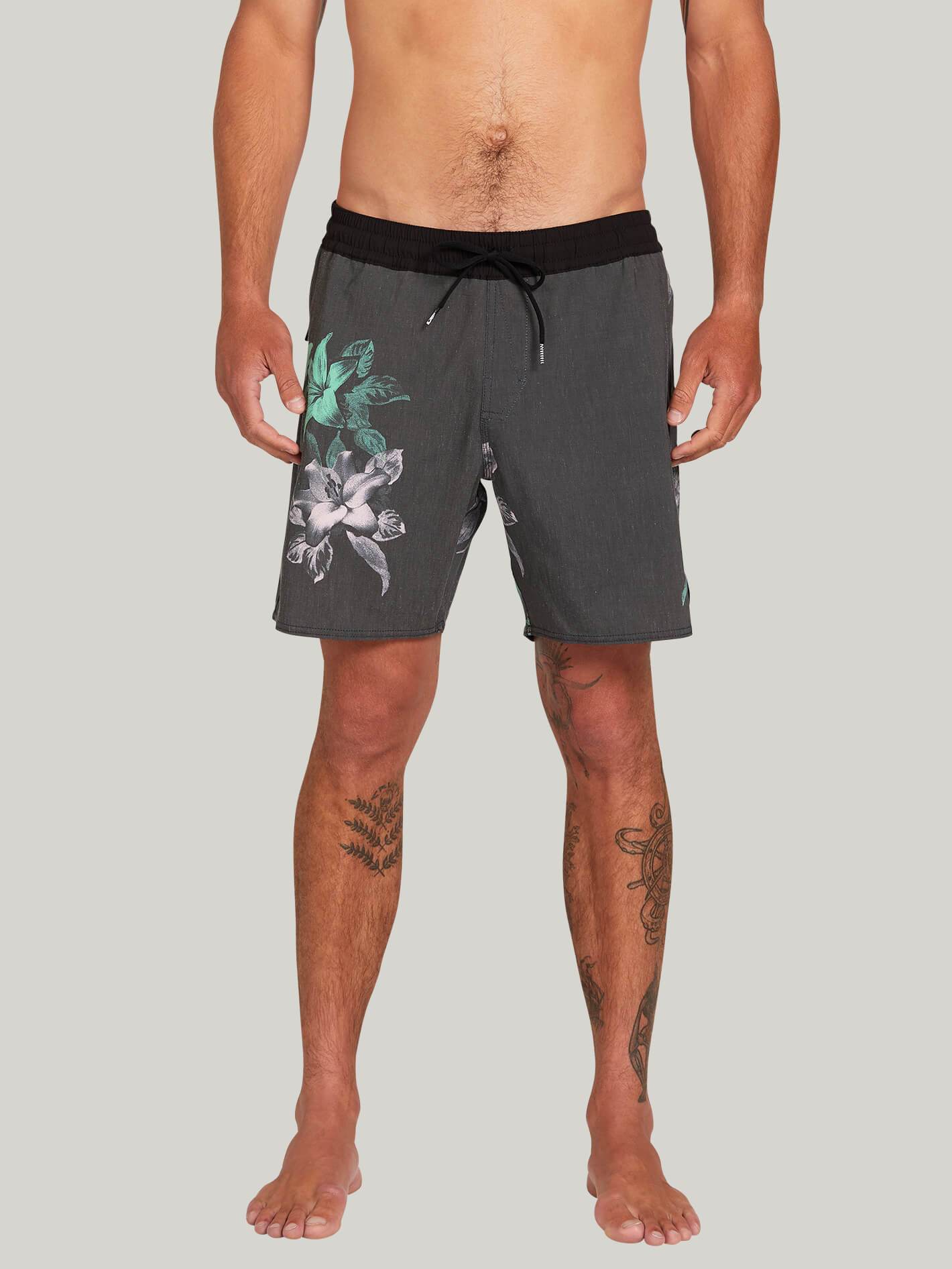 Boardshort Migration Trunk 17" - BLACK
