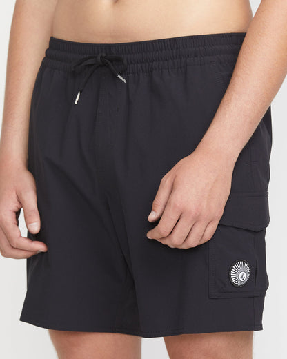 Truly Liberators 17" Boardshorts - SCHWARZ