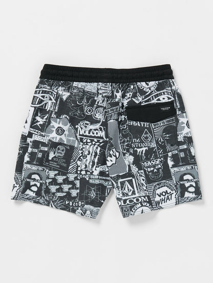 Boardshort Refute Stoney Trunk 17" - Black