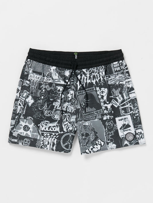 Refute Stoney Trunk 17" Boardshorts - Black