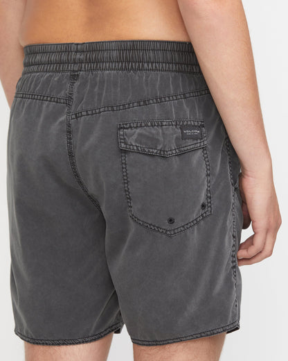 Boardshort Center Trunk 17" - BLACK