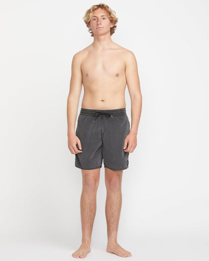 Boardshort Center Trunk 17" - BLACK
