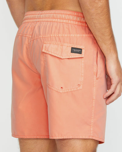 Boardshort Center Trunk 17" - PALE PEACH