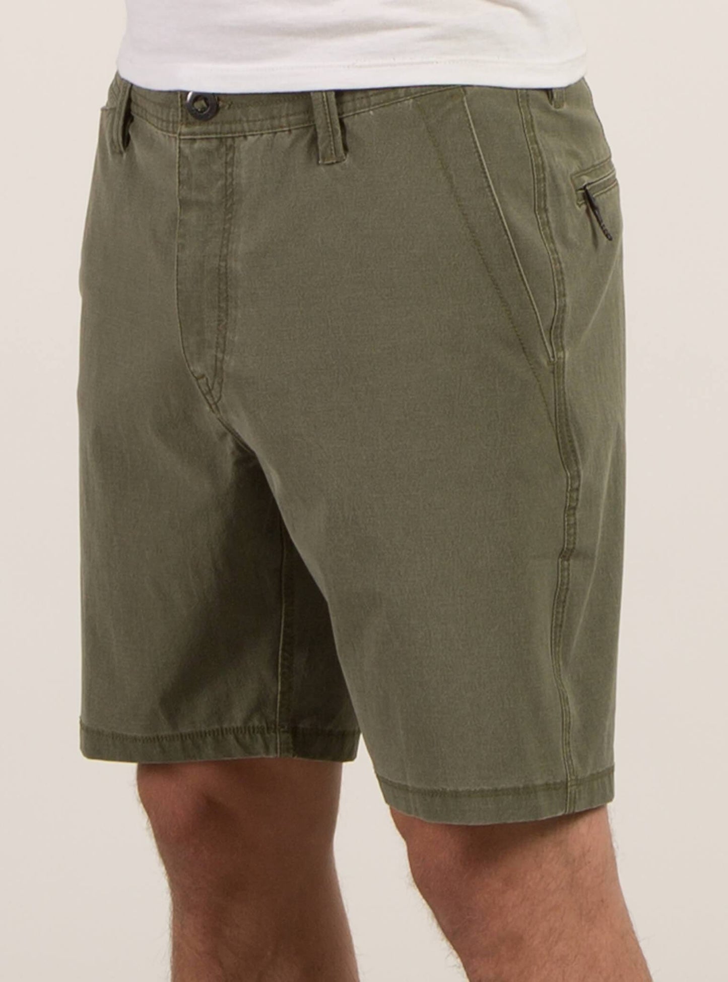 Surf N'Turf Faded 19 Hybrid Shorts - Military