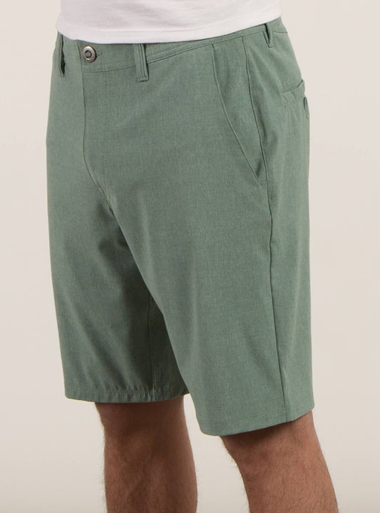 Surf N' Turf Frickin Static Hybrid Shorts - Sea Green