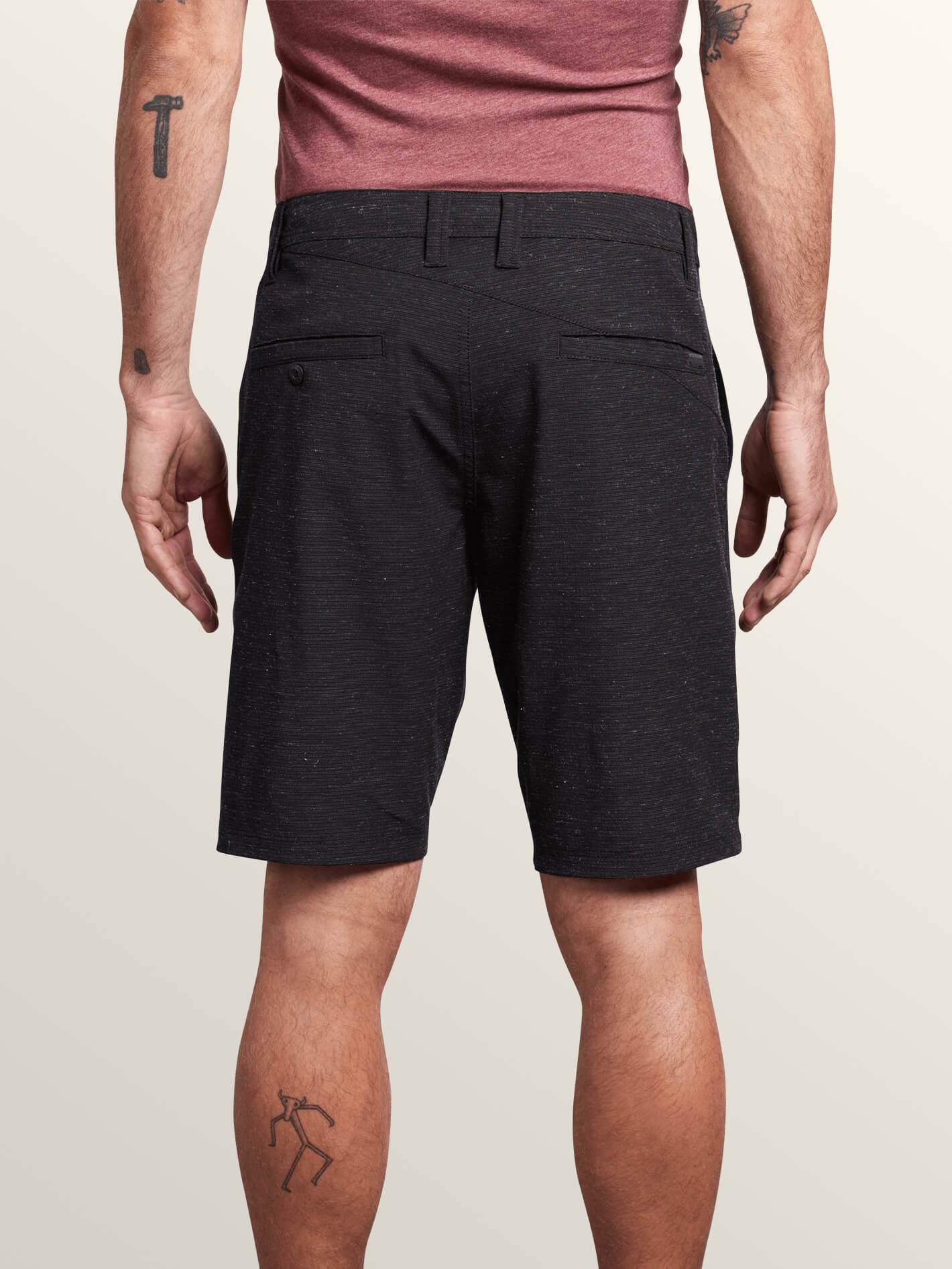 Frickin Surf 'N Turf Slub 20 Hybrid Shorts - Black