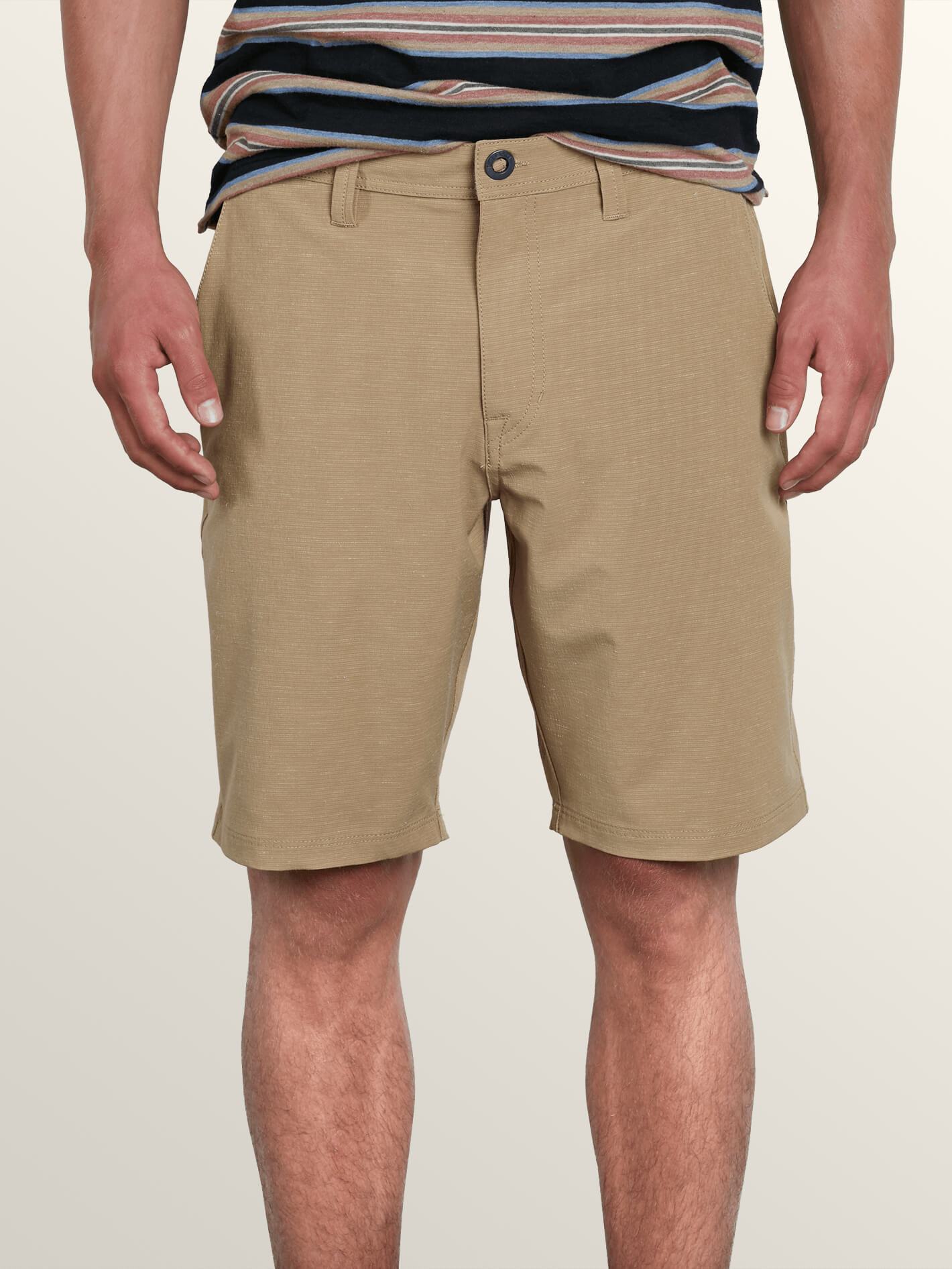 Short Hybride Frickin Surf 'N Turf Slub 20 - Sand Brown