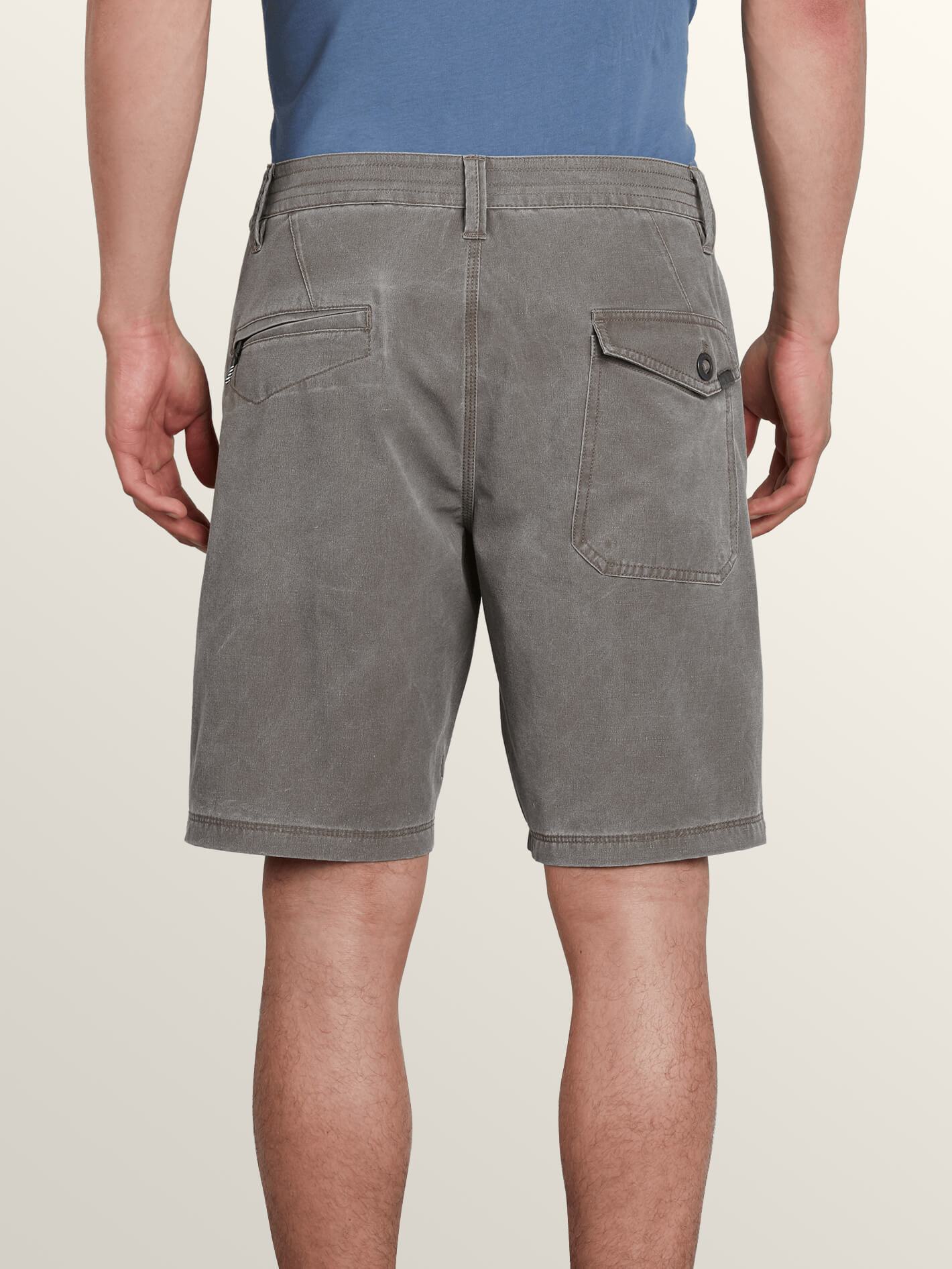 Frickin Surf 'N Turf Faded Hybrid Shorts - Mushroom