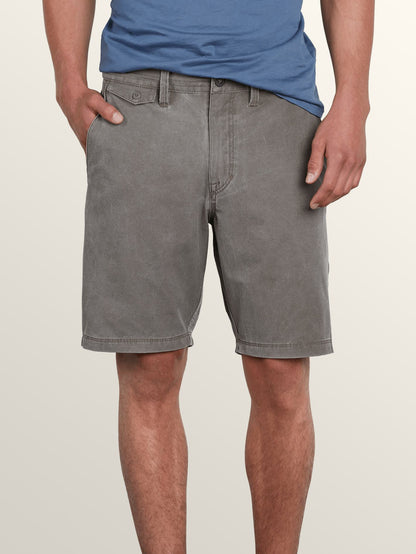 Frickin Surf 'N Turf Faded Hybrid Shorts - Mushroom