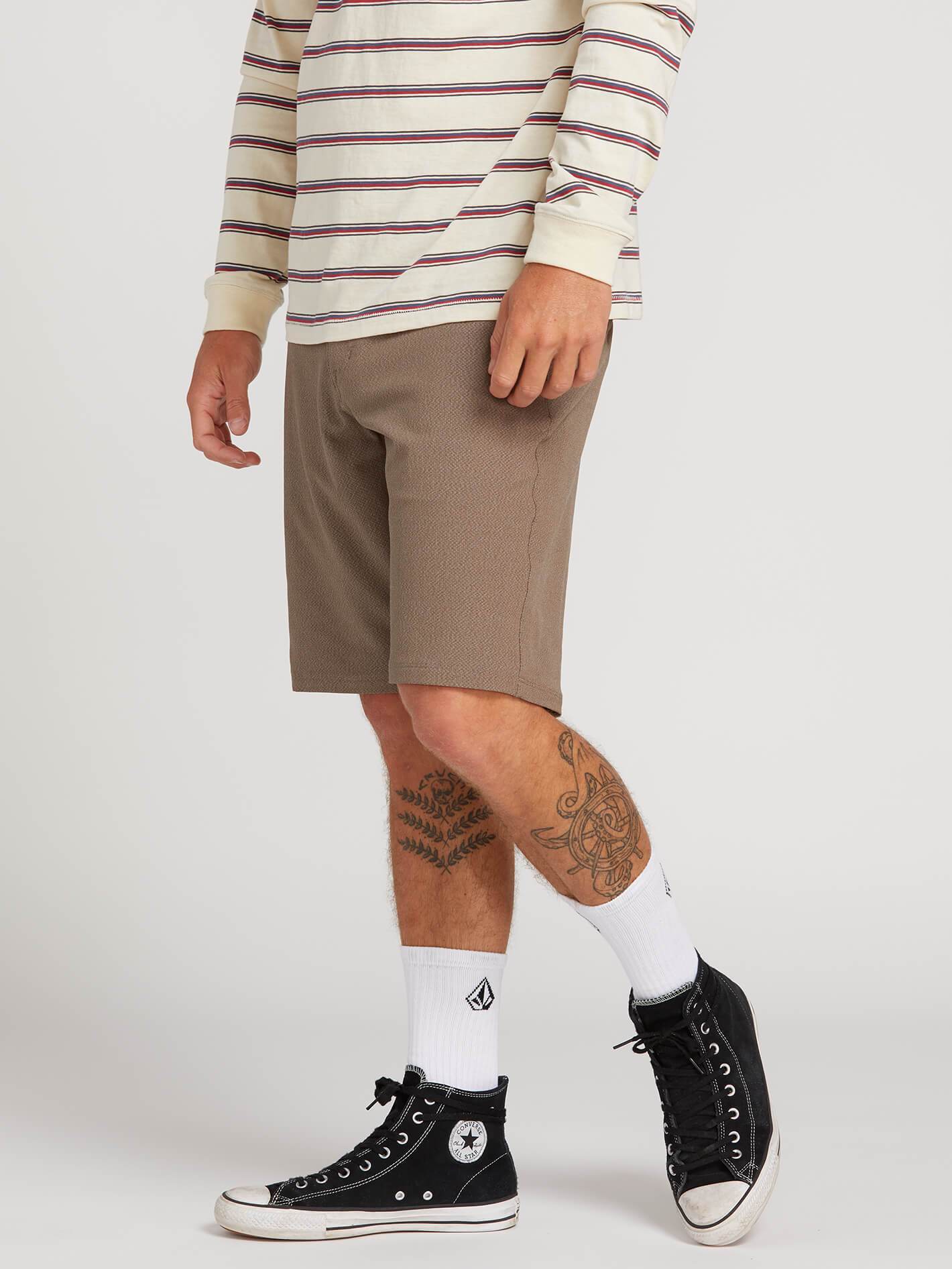 Frickin Surf &amp; Turf Dry 21" Shorts - Mushroom