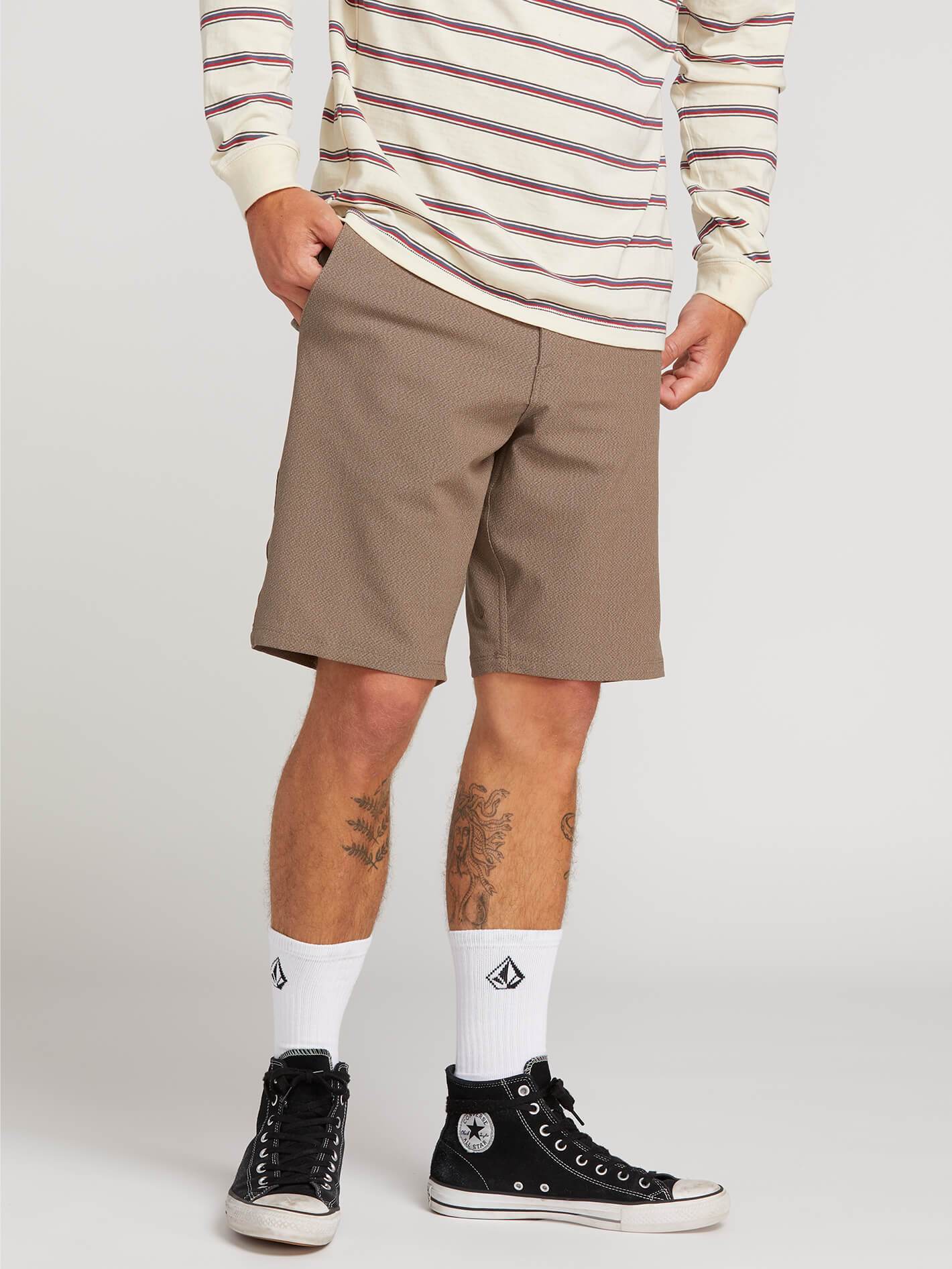 Frickin Surf &amp; Turf Dry 21" Shorts - Mushroom