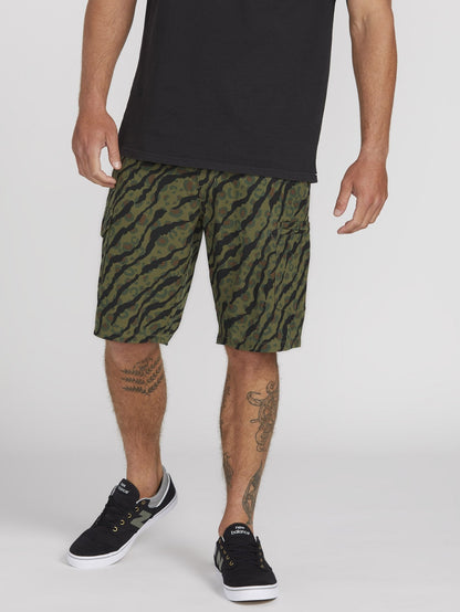 Hybrid Surf'n'Turf Dry Cargo Shorts 21" - ARMEEGRÜN-KOMBINATION
