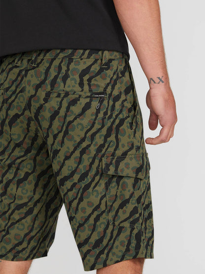 Hybrid Surf'n'Turf Dry Cargo Shorts 21" - ARMEEGRÜN-KOMBINATION