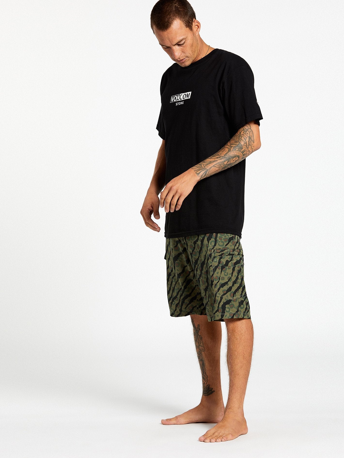 Hybrid Surf'n'Turf Dry Cargo Shorts 21" - ARMEEGRÜN-KOMBINATION