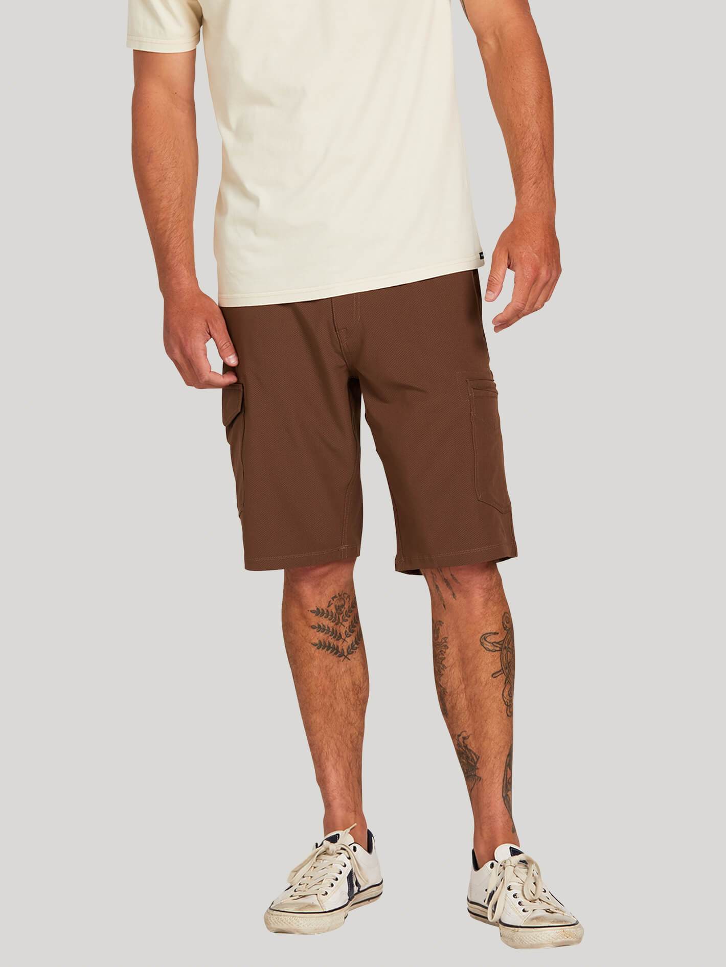 Surf N' Turf Dry Cargo 21" Boardshorts - VINTAGE BROWN