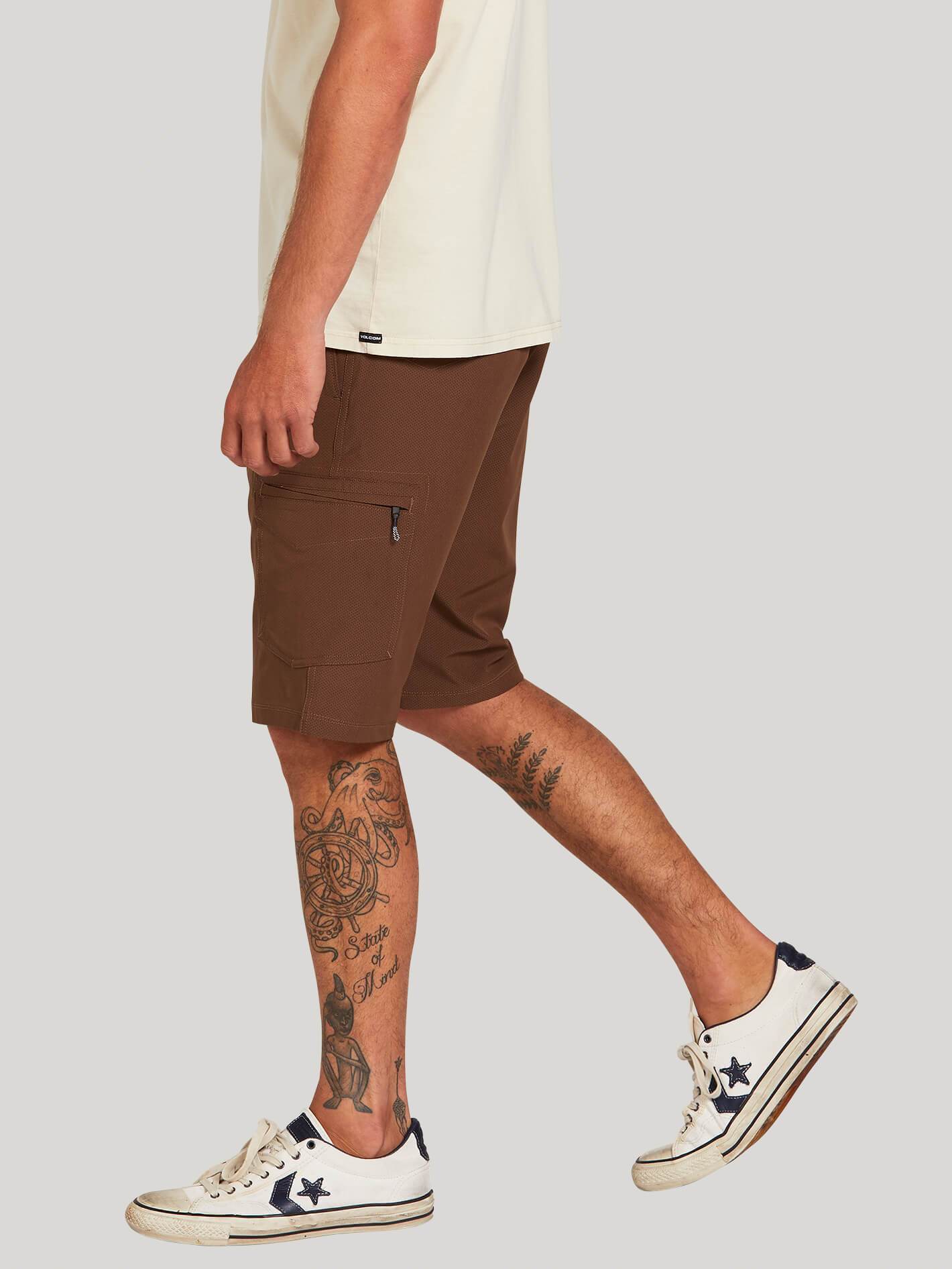 Surf N' Turf Dry Cargo 21" Boardshorts - VINTAGE BROWN