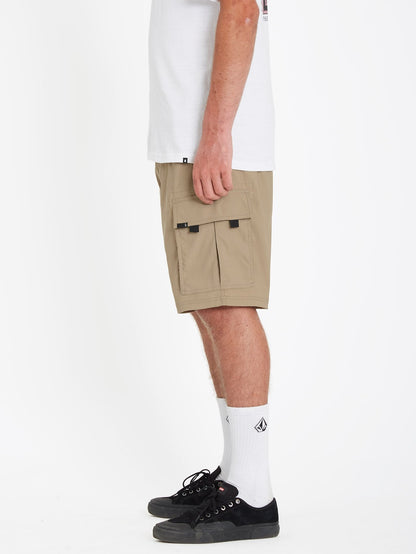Vitals Cargo Hybrid 21" Skate-Shorts – KHAKI