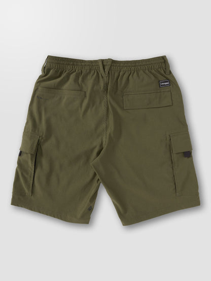 Vitals Cargo Hybrid 21" Skate Shorts - MILITARY
