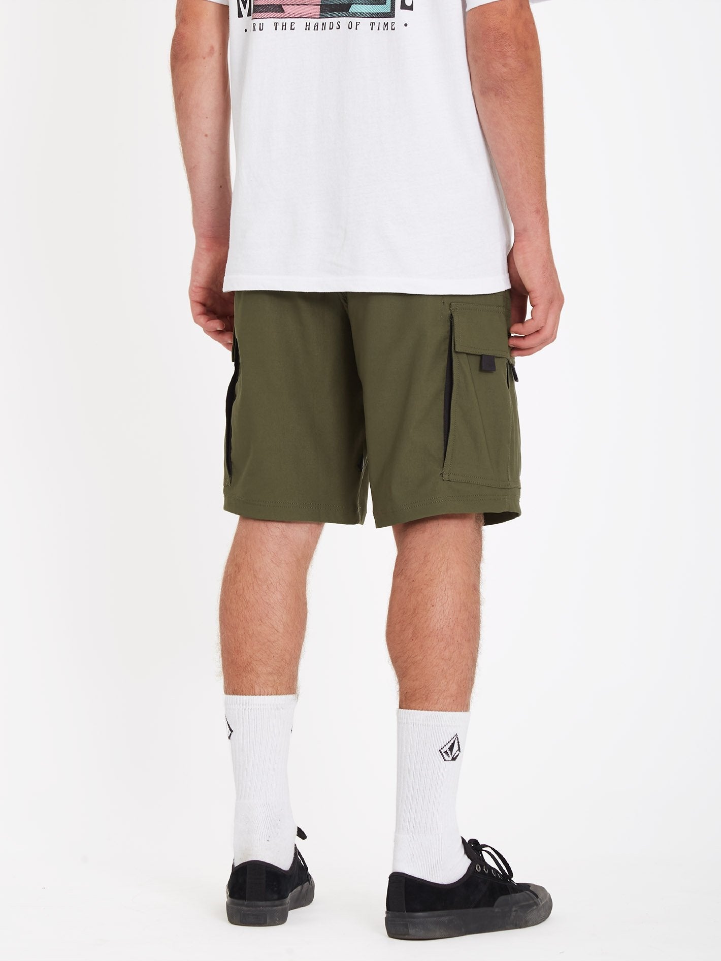 Vitals Cargo Hybrid 21" Skate Shorts - MILITARY