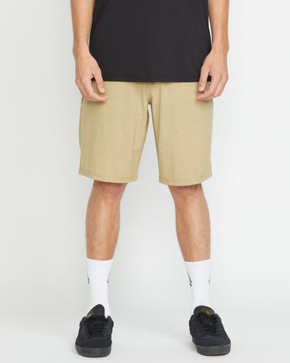 Frickin Cross Shred Static 20" Hybrid Shorts - DARK KHAKI