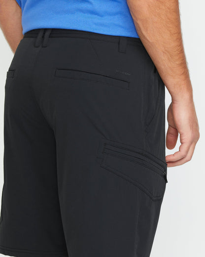 Short Hybride Cashed In Cargo 20" - BLACK